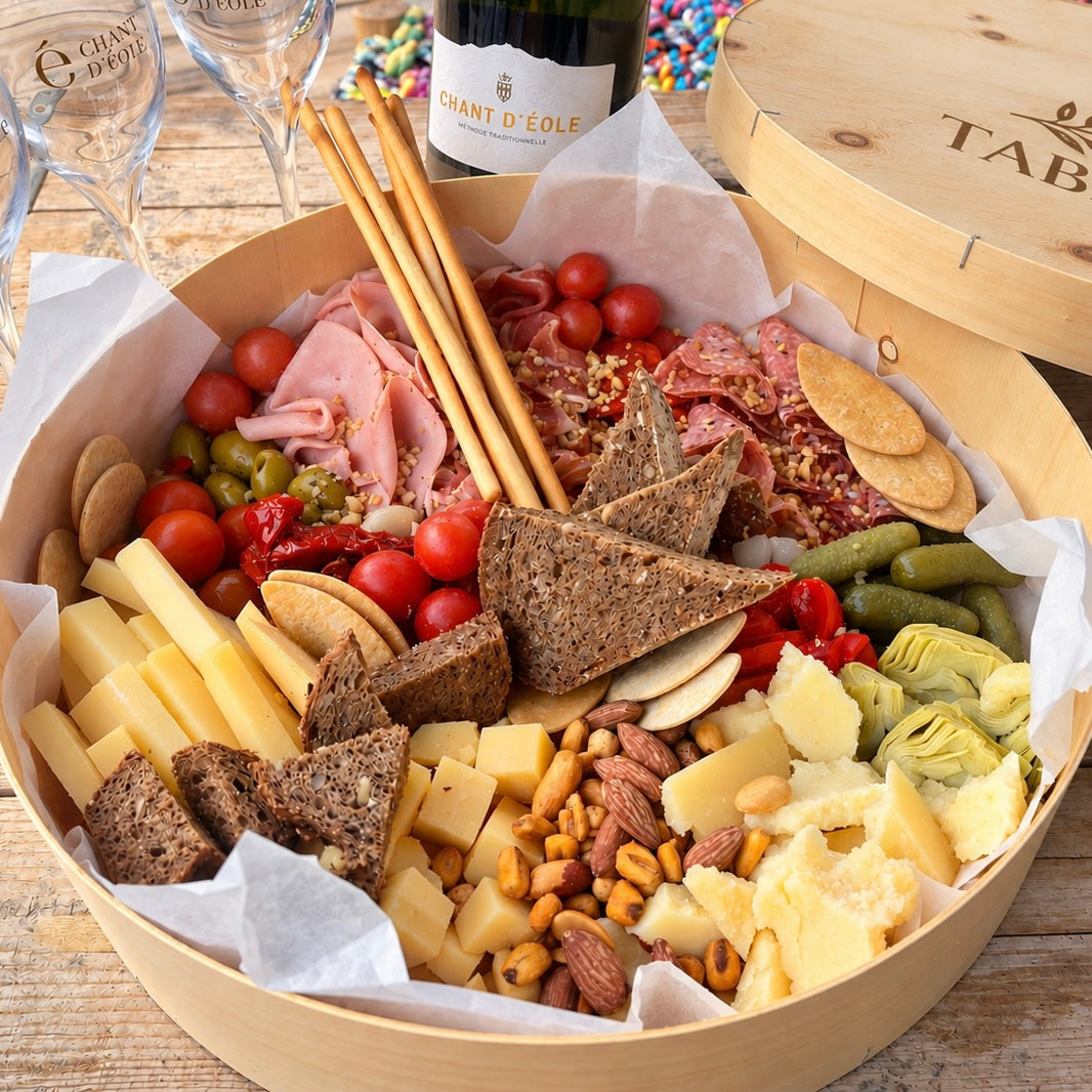 La TABLA, la petite – Boîte apéro fromages & charcuteries (2 personnes)