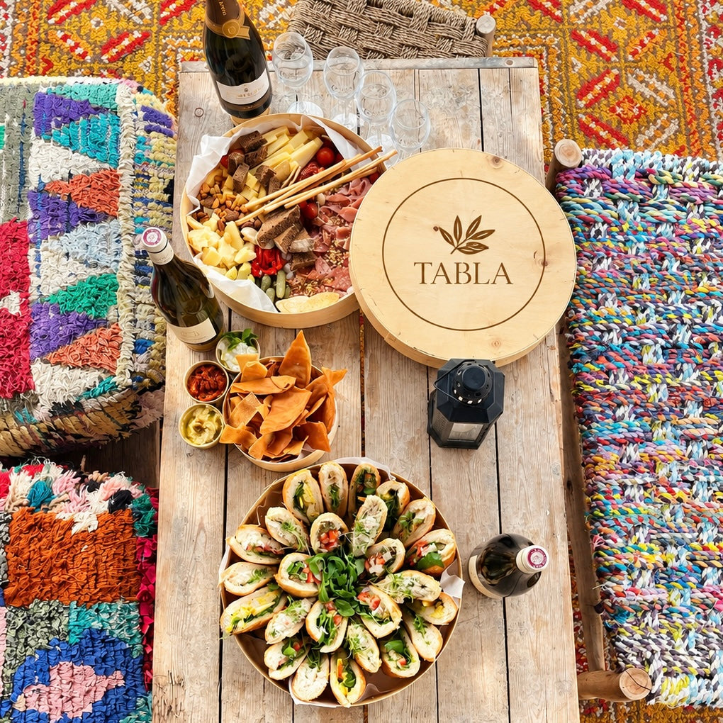 La TABLA, la grande – Boîte apéro fromages & charcuteries (4-5 personnes)